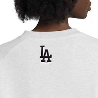 Starter Los Angeles Dodgers Show Up Fashion Cropped V-Neck Sweatshirt