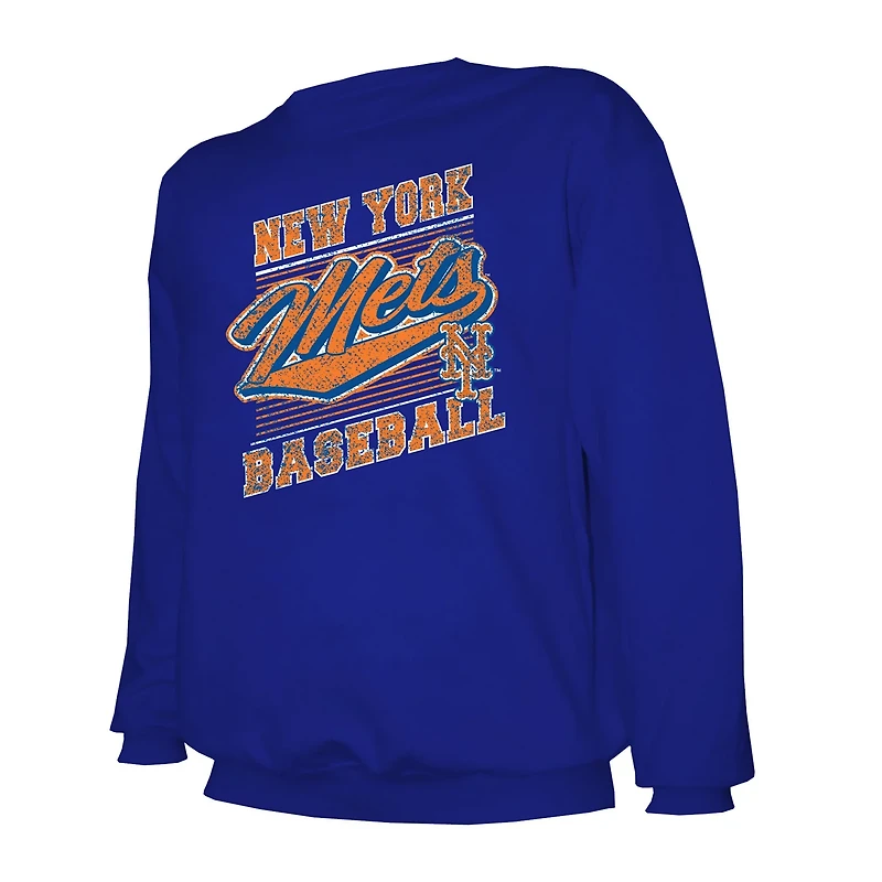 Stitches New York Mets Lightweight Crew Sweatshirt