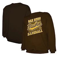 Stitches San Diego Padres Lightweight Crew Sweatshirt