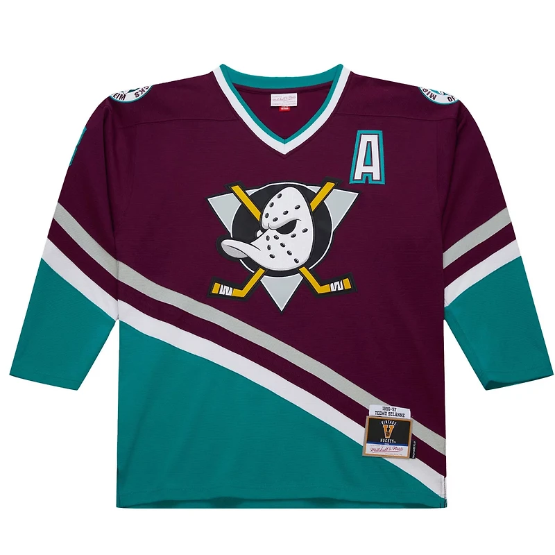 Teemu Selanne Anaheim Ducks 1996-97 Power Play Jersey