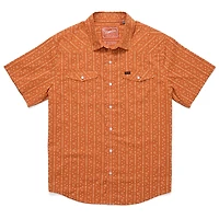 Texas Texas Longhorns x Howler Brothers Texas Print Full-Snap Shirt