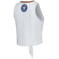 The Wild Collective Houston Astros Twisted Tie Front Tank Top