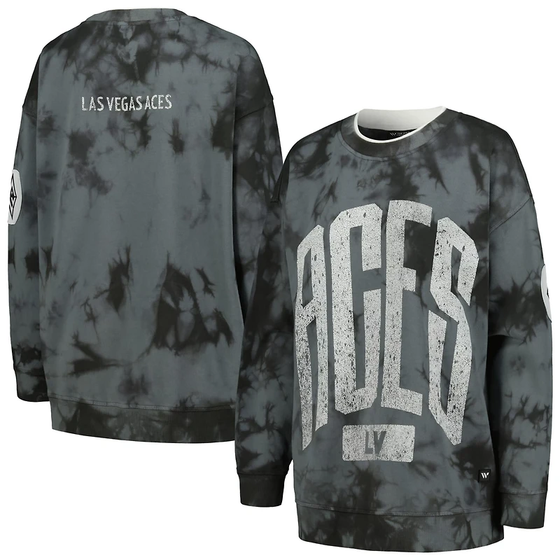 The Wild Collective Las Vegas Aces Overdye Pullover Sweatshirt