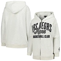 The Wild Collective Las Vegas Aces Washed Full-Zip Hoodie