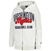 The Wild Collective Washington Mystics Washed Full-Zip Hoodie