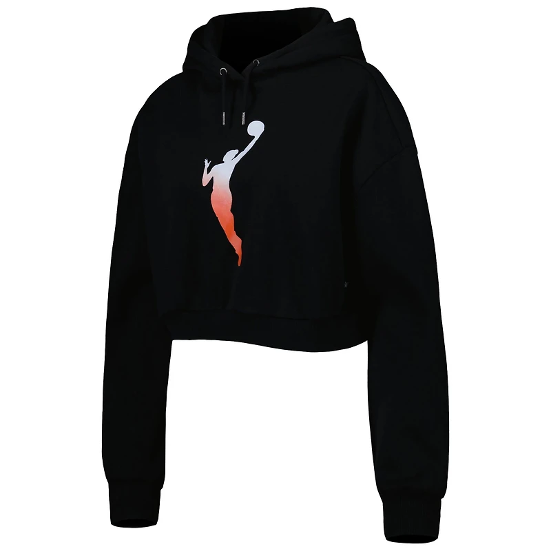 The Wild Collective WNBA Logowoman Cropped Pullover Hoodie