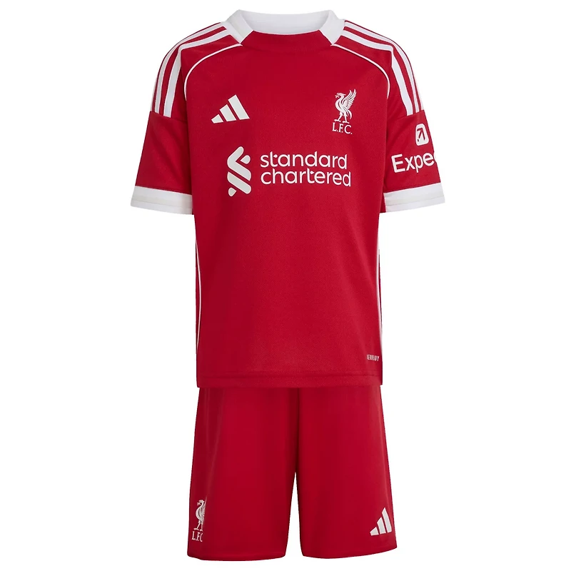 Toddler adidas Liverpool 2025 26 Home Mini Kit