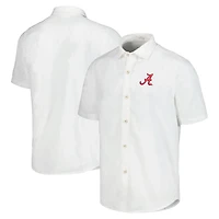 Tommy Bahama Alabama Crimson Tide Coconut Point Palm Vista IslandZone Camp Button-Up Shirt