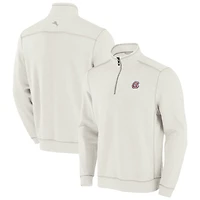 Tommy Bahama Atlanta Braves Sport Tobago Bay Tri-Blend Half-Zip Sweatshirt