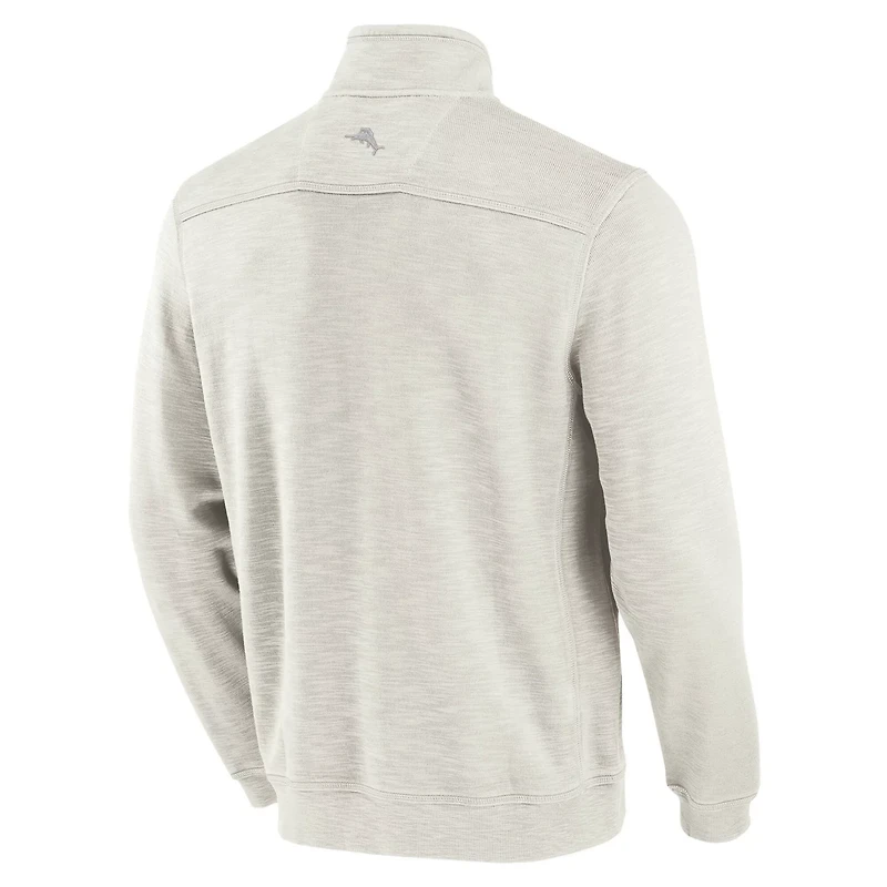 Tommy Bahama Houston Astros Sport Tobago Bay Tri-Blend Half-Zip Sweatshirt