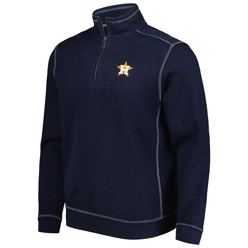 Tommy Bahama Houston Astros Tobago Bay Tri-Blend Quarter-Zip Sweatshirt