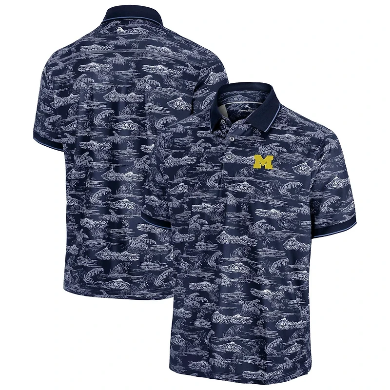 Tommy Bahama Michigan Wolverines Sport Bay View Polo