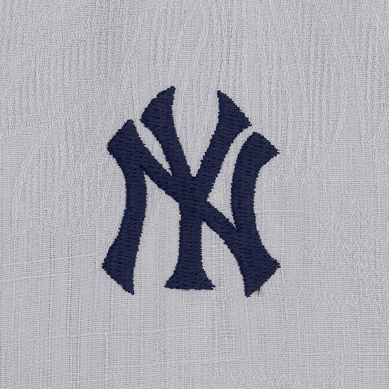 Tommy Bahama New York Yankees Hit and Run Silk Camp Button-Up Shirt