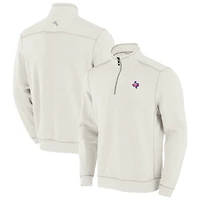 Tommy Bahama Texas Rangers Sport Tobago Bay Tri-Blend Half-Zip Sweatshirt