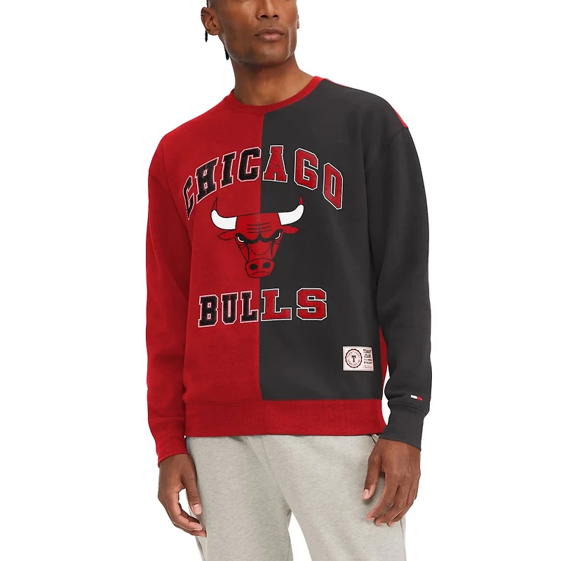 Tommy Jeans /Black Chicago Bulls Keith Split Pullover Sweatshirt