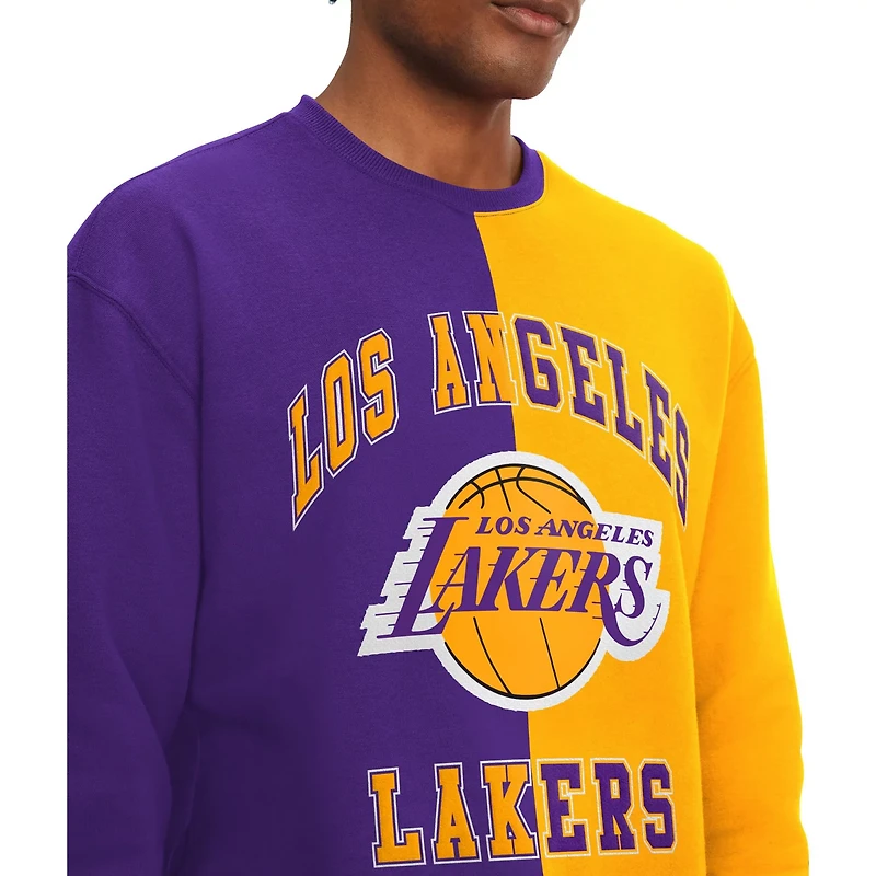 Tommy Jeans /Gold Los Angeles Lakers Keith Split Pullover Sweatshirt