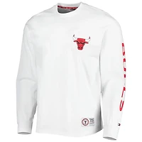 Tommy Jeans /White Chicago Bulls Matthew 2-In-1 T-Shirt  Hoodie Combo Set