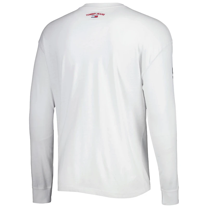 Tommy Jeans /White Dallas Mavericks Matthew 2-In-1 T-Shirt  Hoodie Combo Set