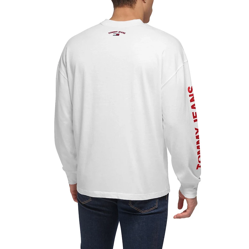 Tommy Jeans /White Philadelphia 76ers Matthew 2-In-1 T-Shirt  Hoodie Combo Set