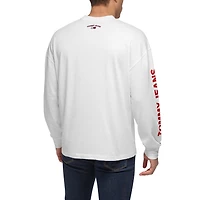 Tommy Jeans /White Philadelphia 76ers Matthew 2-In-1 T-Shirt  Hoodie Combo Set