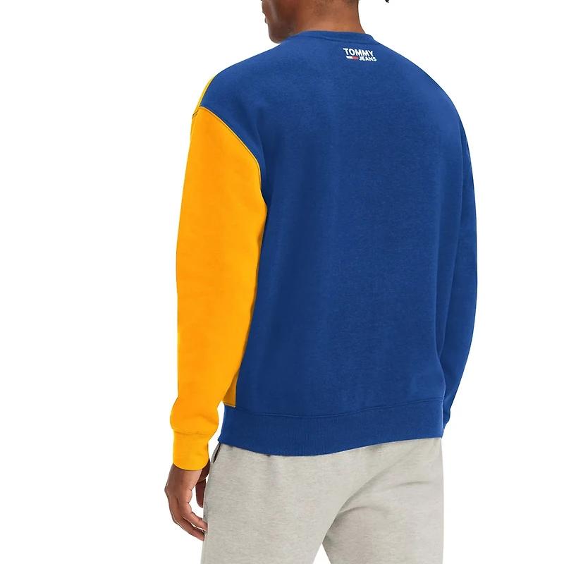 Tommy Jeans /Yellow Golden State Warriors Keith Split Pullover Sweatshirt
