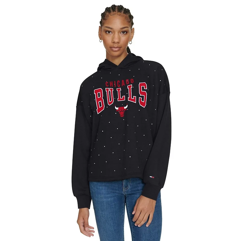 Tommy Jeans Chicago Bulls Stella Cropped Pullover Hoodie
