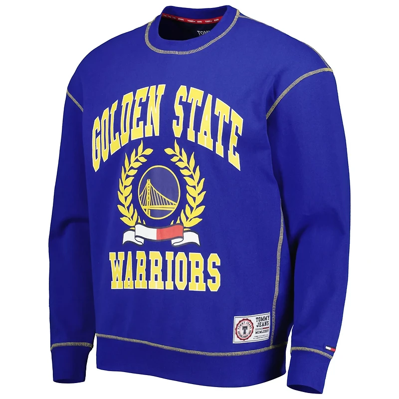 Tommy Jeans Golden State Warriors Peter French Terry Pullover Crew Sweatshirt