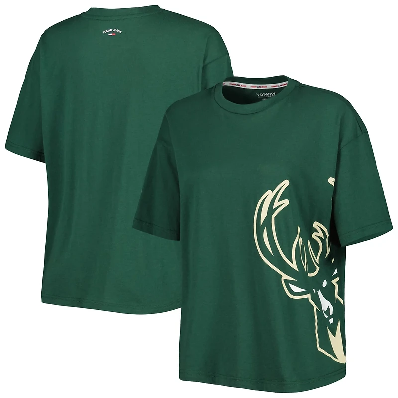 Tommy Jeans Hunter Milwaukee Bucks Bianca T-Shirt