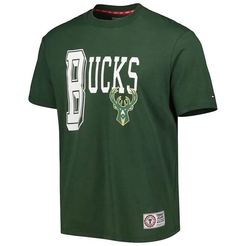 Tommy Jeans Hunter Milwaukee Bucks Mel Varsity T-Shirt