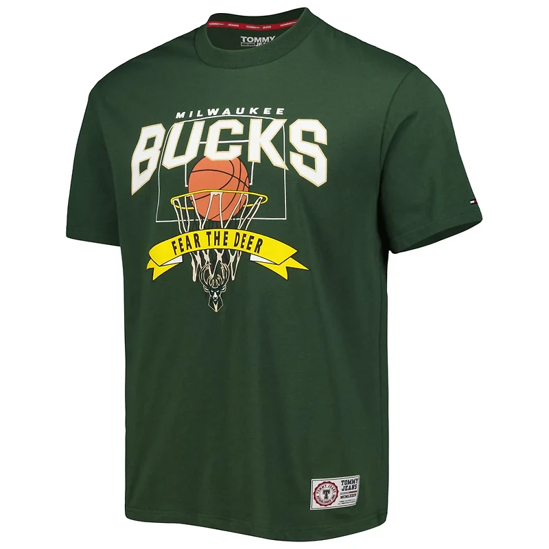 Tommy Jeans Hunter Milwaukee Bucks Tim Backboard T-Shirt