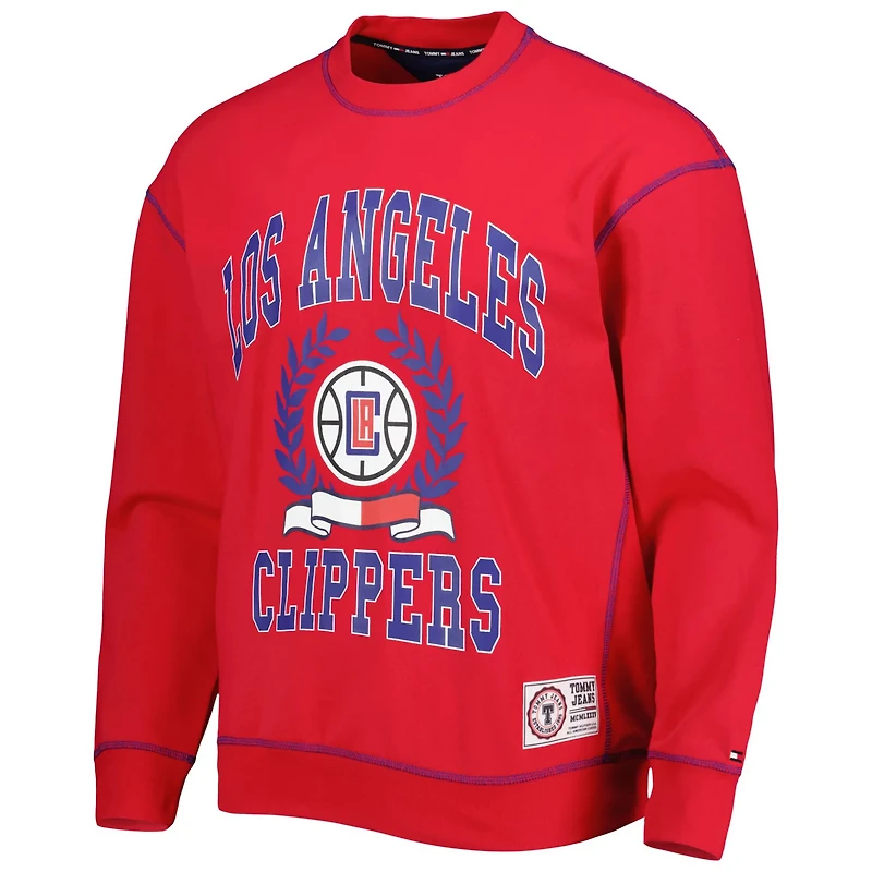 Tommy Jeans LA Clippers Peter French Terry Pullover Crew Sweatshirt