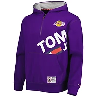Tommy Jeans Los Angeles Lakers Bernard Half-Zip Hoodie