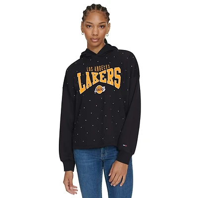 Tommy Jeans Los Angeles Lakers Stella Cropped Pullover Hoodie