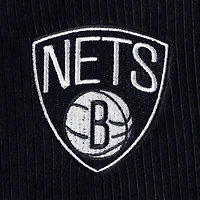 Touch Brooklyn Nets End Line Velour Pullover Hoodie