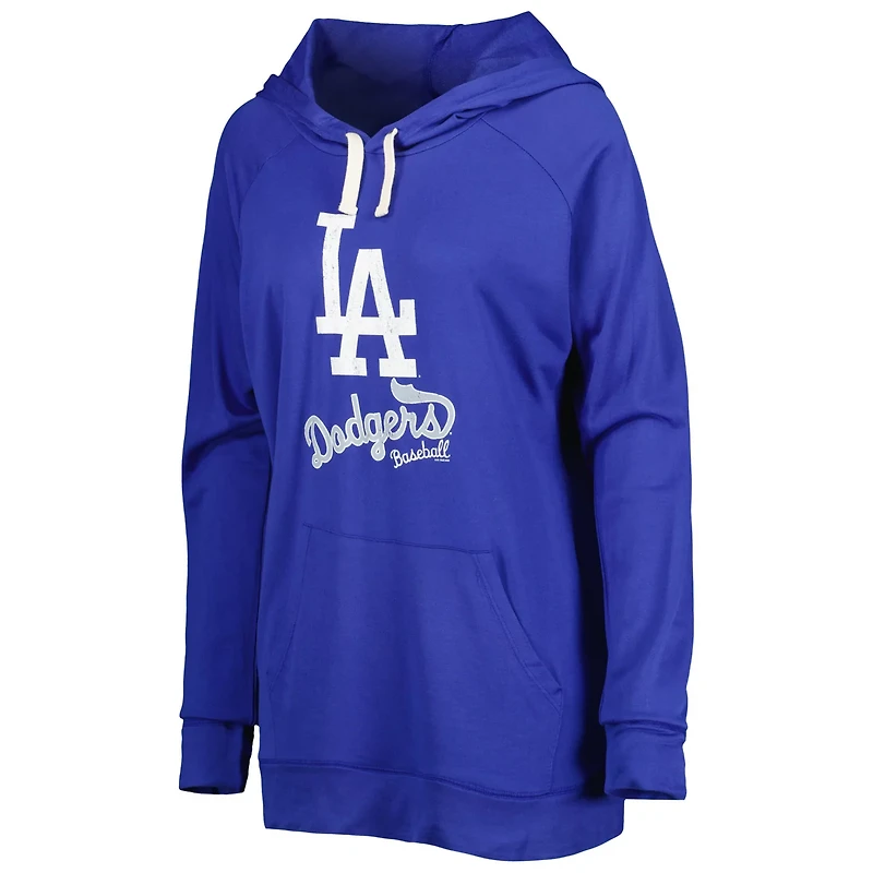 Touch Los Angeles Dodgers Pre-Game Raglan Pullover Hoodie