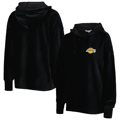 Touch Los Angeles Lakers End Line Velour Pullover Hoodie