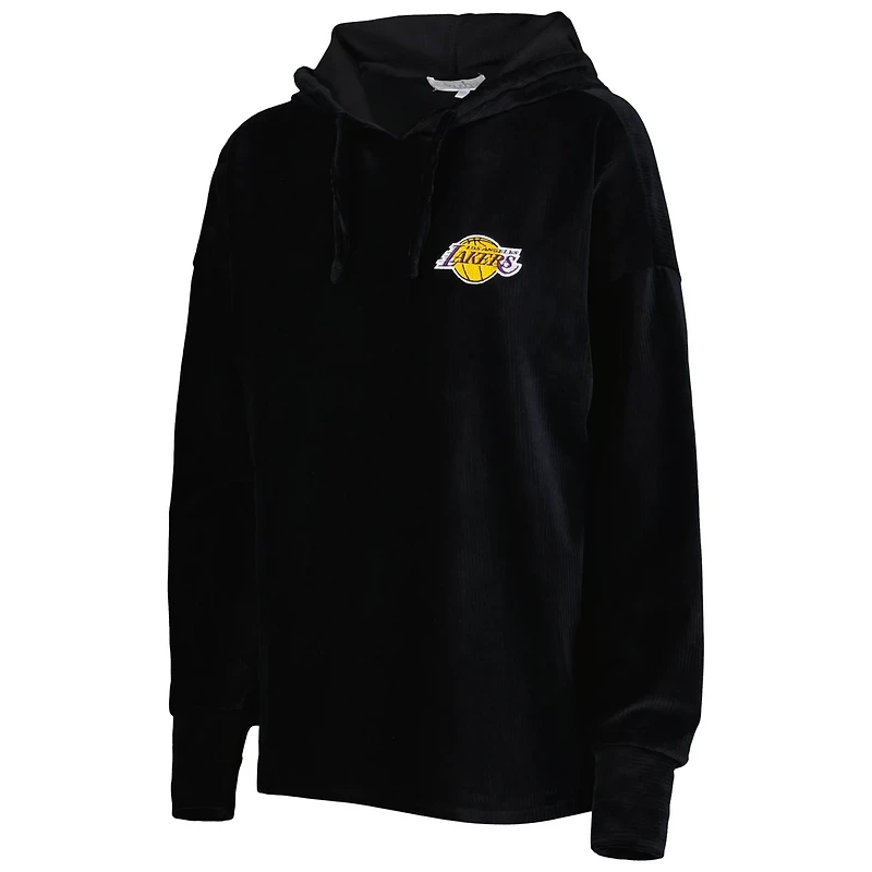 Touch Los Angeles Lakers End Line Velour Pullover Hoodie