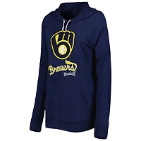 Touch Milwaukee Brewers Pre-Game Raglan Pullover Hoodie