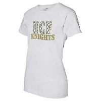 UCF Knights Checkered Team Name Wavy Tri-Blend T-Shirt