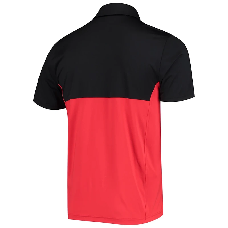 Under Armour /Red Utah Utes 2022 Blocked Coaches Performance Polo