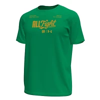 Under Armour Kelly Notre Dame Fighting Irish All Fight Tech Stretch T-Shirt