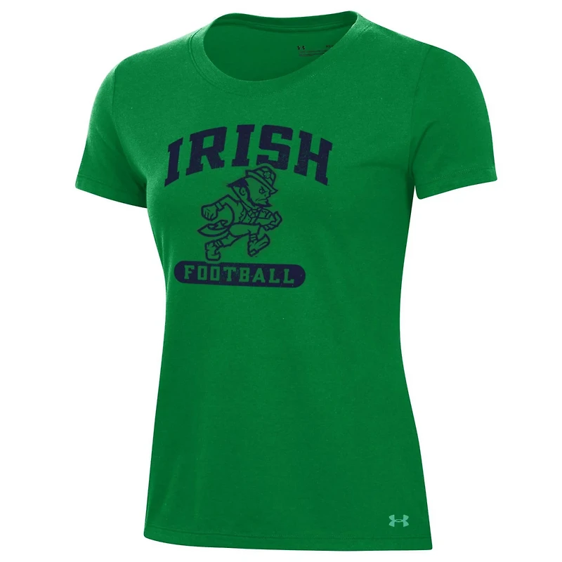 Under Armour Kelly Notre Dame Fighting Irish Leprechaun HeatGear T-Shirt