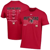 Under Armour Maryland Terrapins 2024 Football Schedule Performance T-Shirt