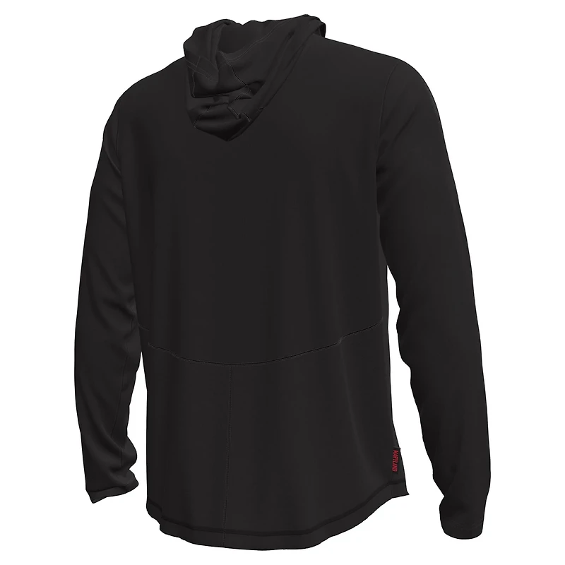 Under Armour Maryland Terrapins Sideline Knockout Long-Sleeve Hooded T-Shirt