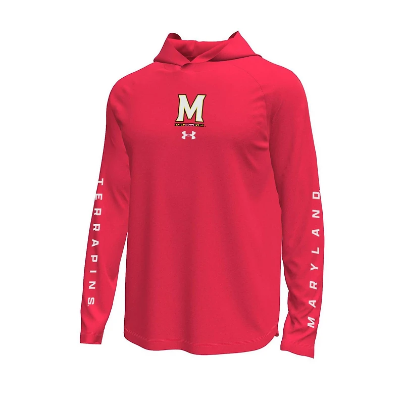 Under Armour Maryland Terrapins Tech Stretch Long-Sleeve Hooded T-Shirt