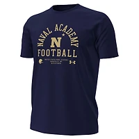 Under Armour Midshipmen 2025 Sideline Football Performance T-Shirt