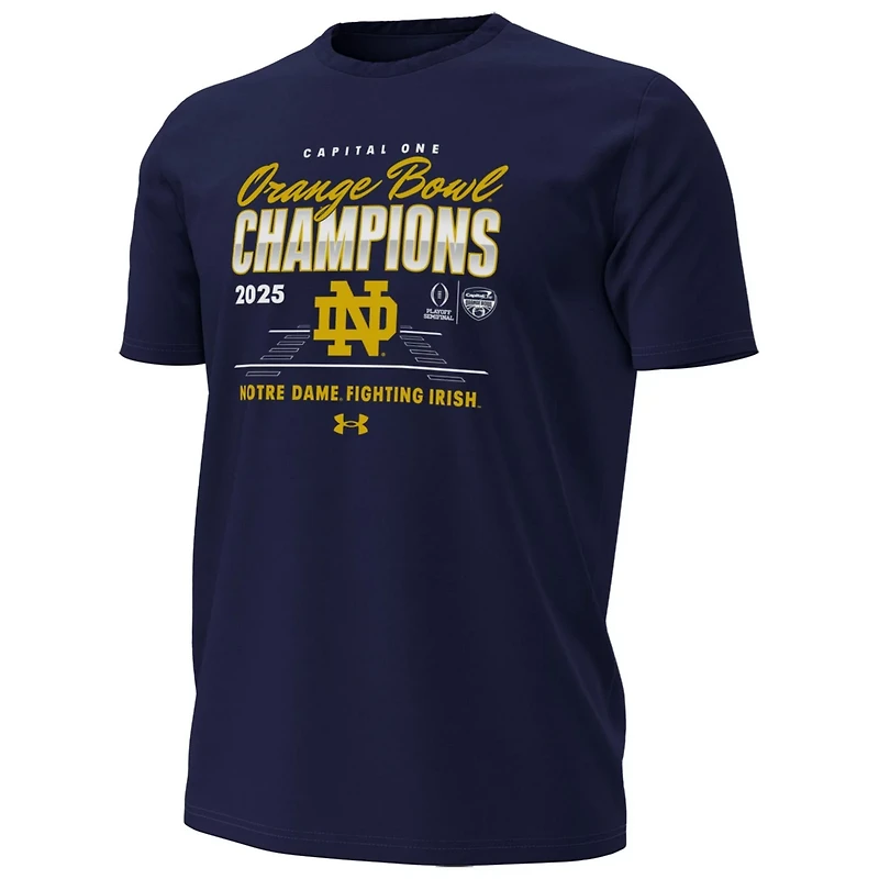 Under Armour Notre Dame Fighting Irish College Football Playoff 2025 Orange Bowl Champions T-Shirt