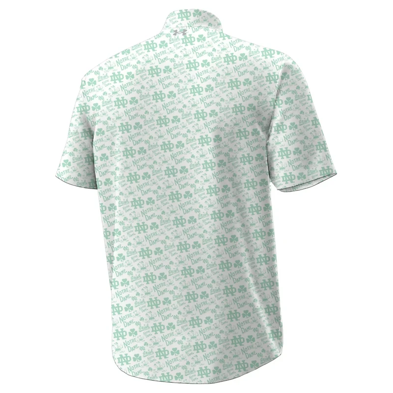 Under Armour Notre Dame Fighting Irish Gameday Armourfuse Camp Button-Up Shirt