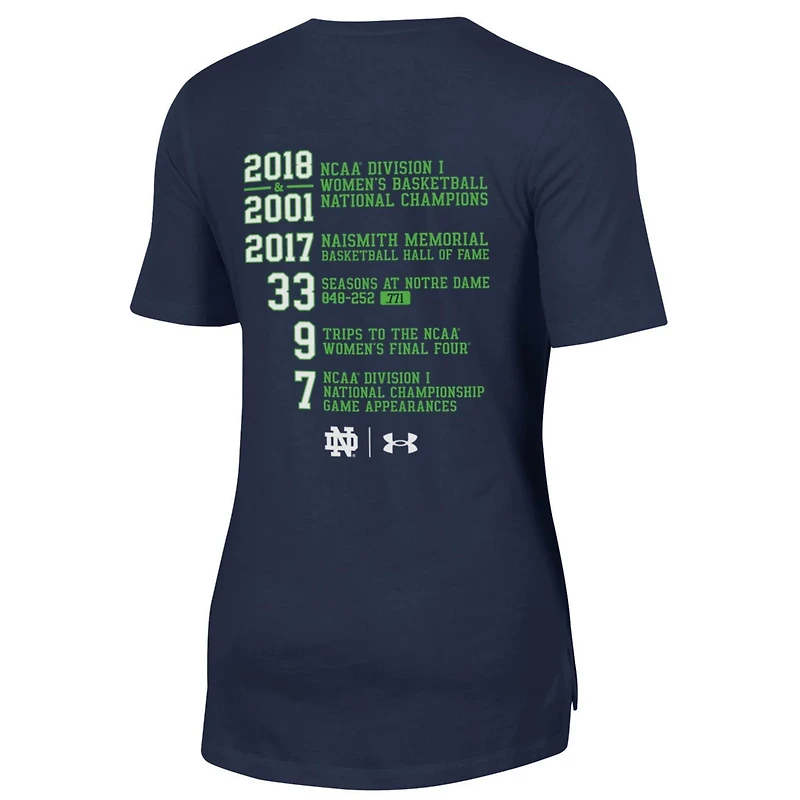 Under Armour Notre Dame Fighting Irish Muffet McGraw Legend T-Shirt