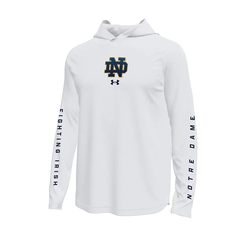 Under Armour Notre Dame Fighting Irish Tech Stretch Long-Sleeve Hooded T-Shirt